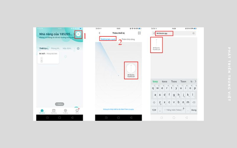 Kết nối Bluetooth & bật nguồn máy